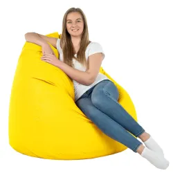 Pouf Poire XXL pour adultes Géant - Simili-cuir – vue 78