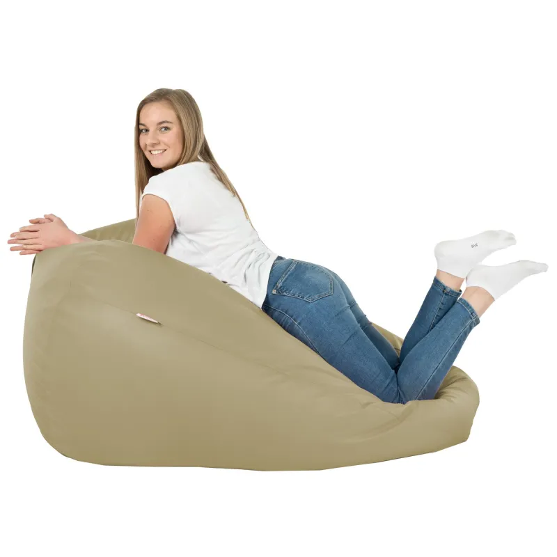 Pouf Poire XXL pour adultes Géant - Simili-cuir – vue 100