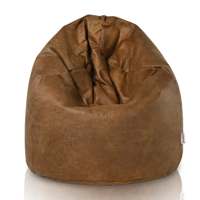 Pouf Poire XL Standard - Cuir Naturel Premium – vue 3
