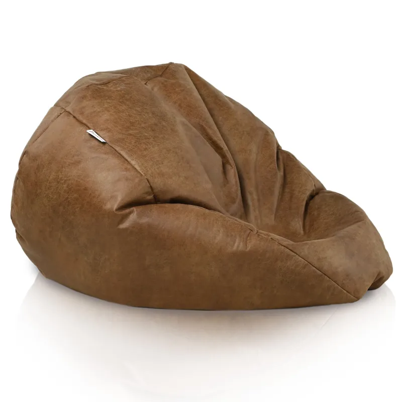 Pouf Poire L pour enfants - Cuir Naturel Premium – vue 2