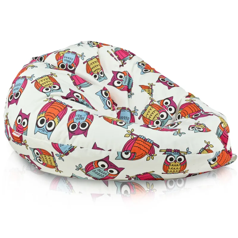 Pouf Poire XXL pour adultes Géant - Tissu Imprimé Premium – vue 7