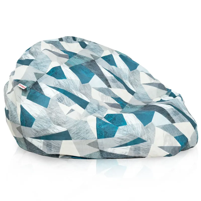 Pouf Poire XXL pour adultes Géant - Tissu Imprimé Premium – vue 2