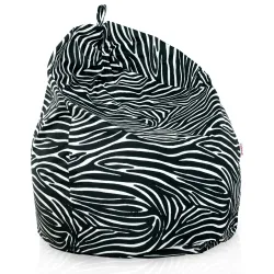 Pouf Poire XXL pour adultes Géant - Tissu Imprimé Premium – vue 40