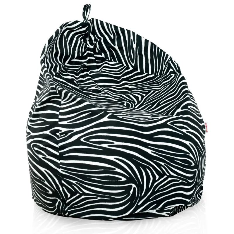 Pouf Poire XXL pour adultes Géant - Tissu Imprimé Premium – vue 40