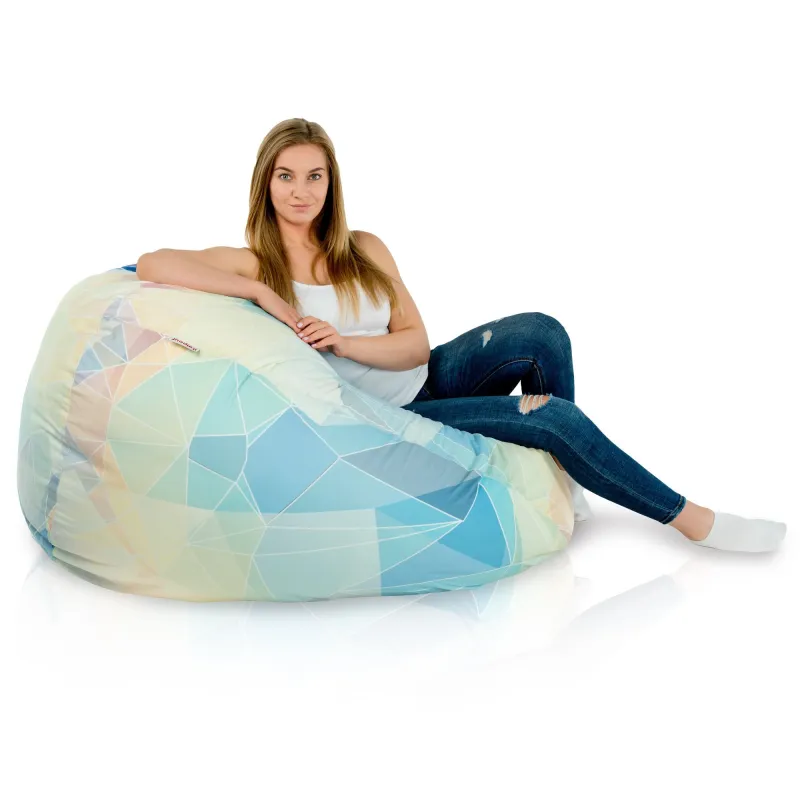 Pouf Poire XXL pour adultes Géant - Tissu Imprimé Premium – vue 59