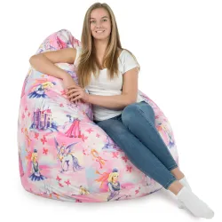 Pouf Poire XXL pour adultes Géant - Tissu Imprimé Premium – vue 65