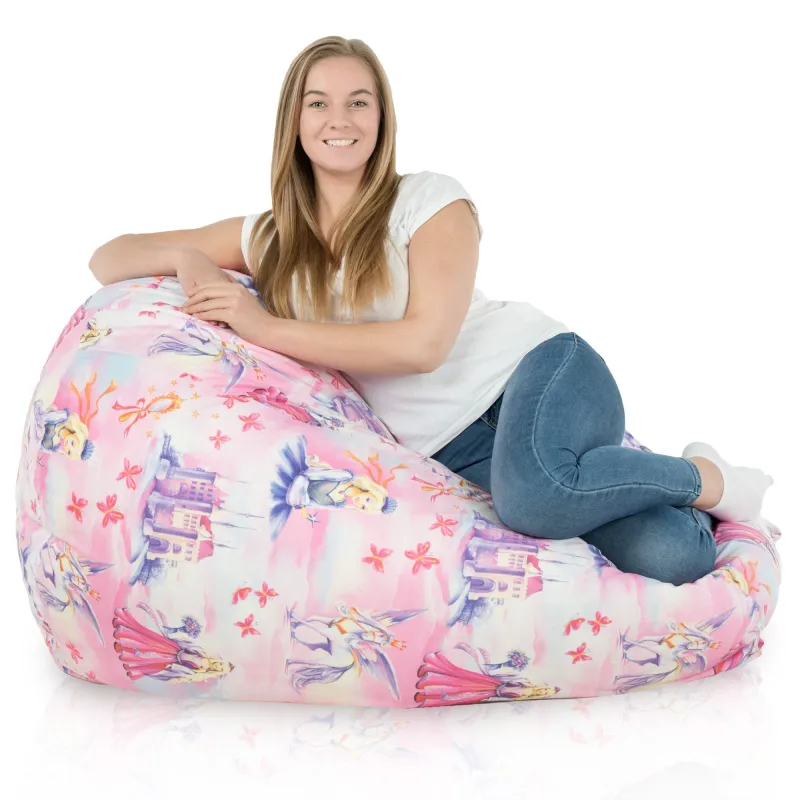 Pouf Poire XXL pour adultes Géant - Tissu Imprimé Premium – vue 66