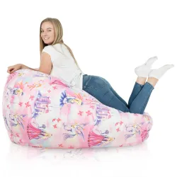 Pouf Poire XXL pour adultes Géant - Tissu Imprimé Premium – vue 67