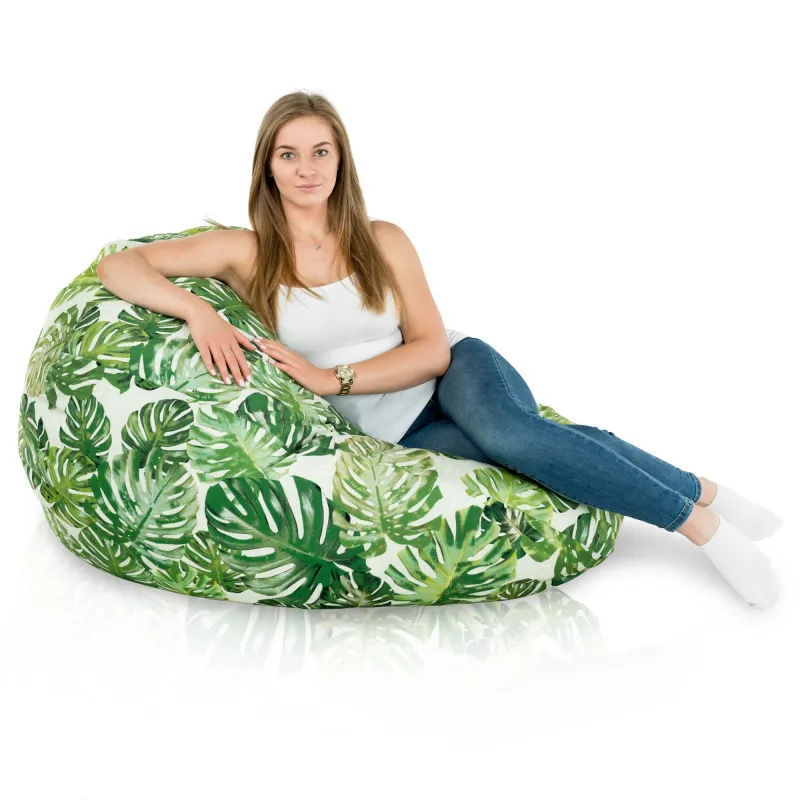Pouf Poire XXL pour adultes Géant - Tissu Imprimé Premium – vue 71