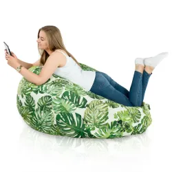 Pouf Poire XXL pour adultes Géant - Tissu Imprimé Premium – vue 73