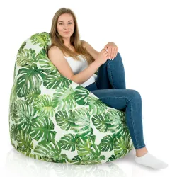 Pouf Poire XXL pour adultes Géant - Tissu Imprimé Premium – vue 74