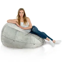 Pouf Poire XXL pour adultes Géant - Tissu Imprimé Premium – vue 81