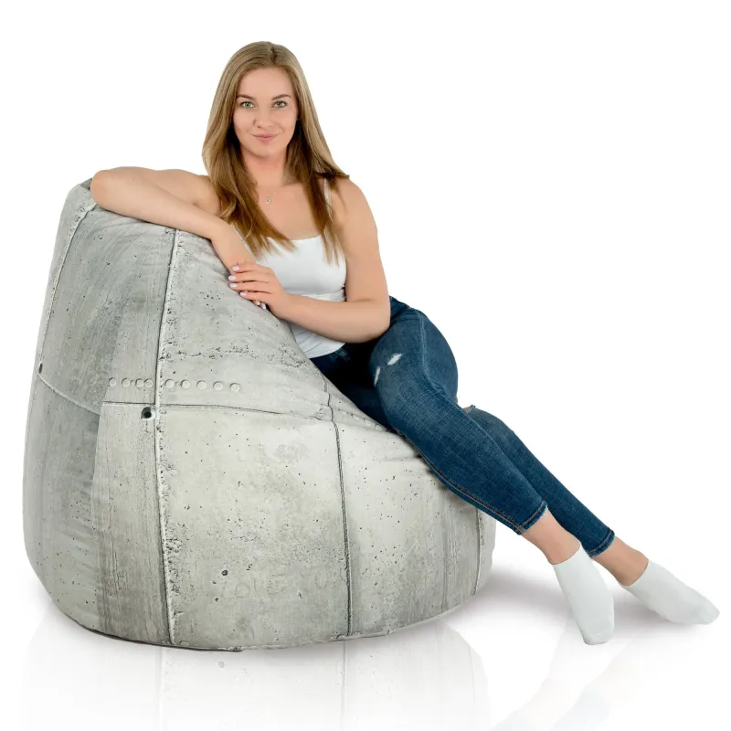 Pouf Poire XXL pour adultes Géant - Tissu Imprimé Premium – vue 82