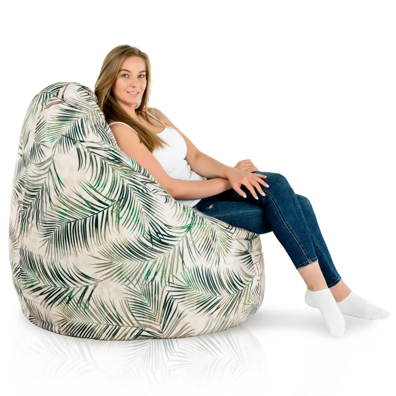 Pouf Poire XXL pour adultes Géant - Tissu Imprimé Premium – vue 99