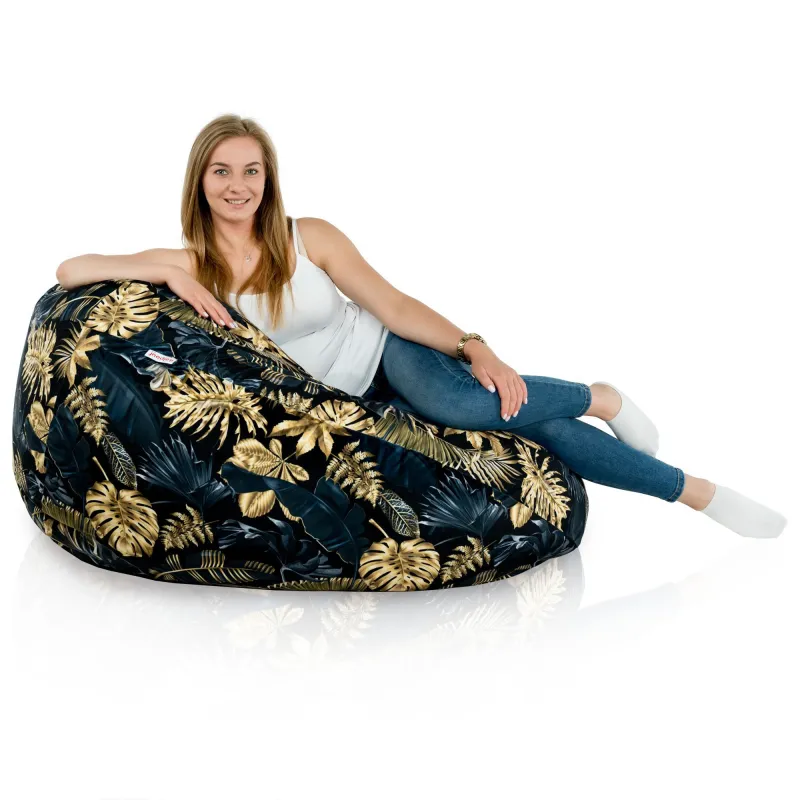 Pouf Poire XXL pour adultes Géant - Tissu Imprimé Premium – vue 122