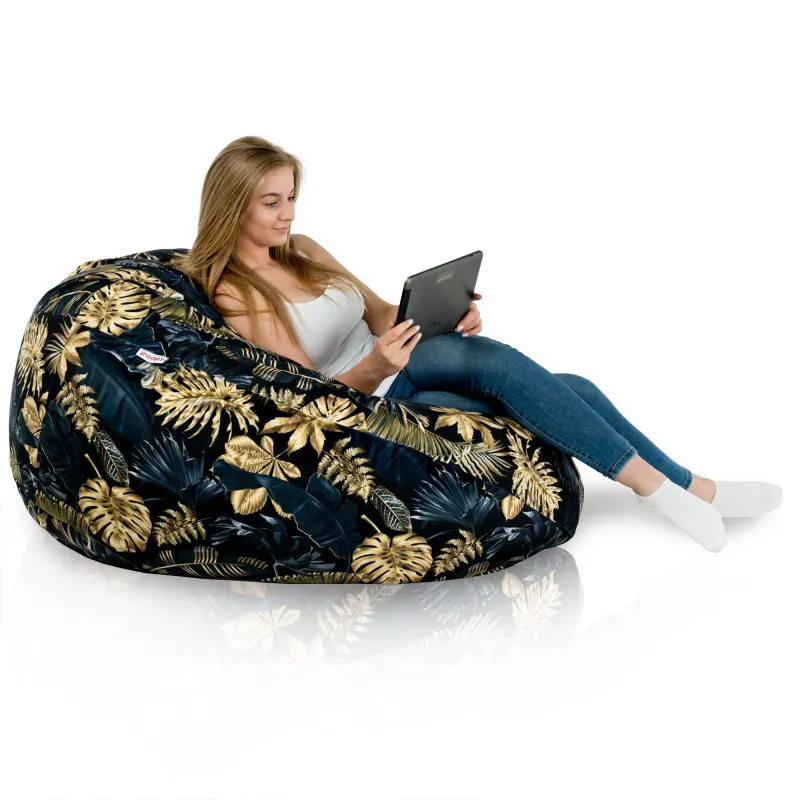 Pouf Poire XXL pour adultes Géant - Tissu Imprimé Premium – vue 124