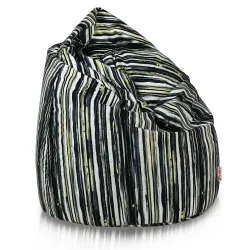 Pouf Poire pour enfants - Tissu Imprimé Premium