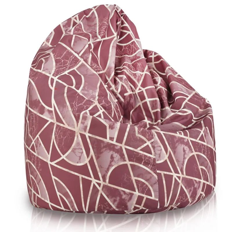 Pouf Poire L pour enfants - Tissu Imprimé Premium – vue 124