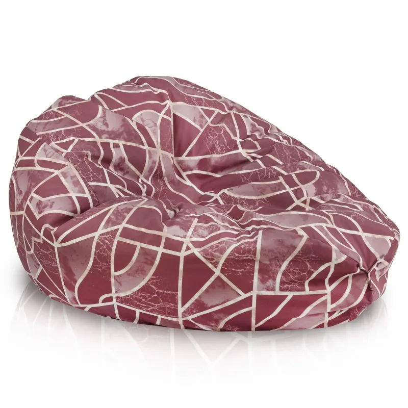 Pouf Poire L pour enfants - Tissu Imprimé Premium – vue 125