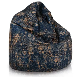 Pouf Poire pour enfants - Tissu Imprimé Premium
