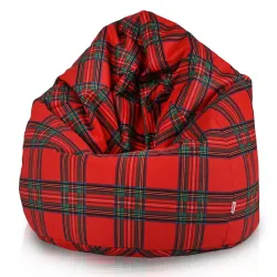 Pouf Poire pour enfants - Tissu Imprimé Premium