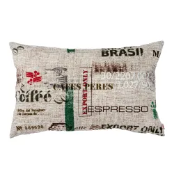 Coussin décoratif rectangulaire - Tissu Imprimé Premium