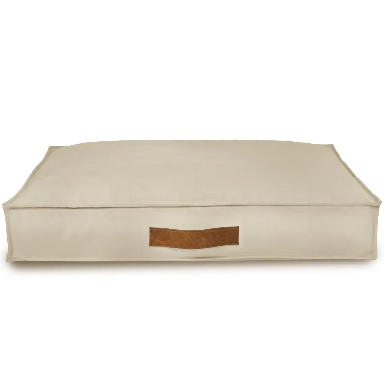 Panier rectangulaire pour chien et chat 80x120 cm - Velours Soft – vue 2