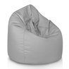 Gris clair Pouf Poire nylon