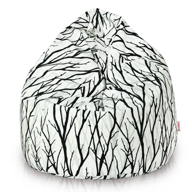Pouf Poire L pour enfants - Tissu Imprimé Premium – vue 142