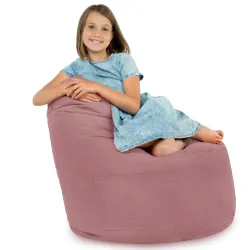 Fauteuil Pouf Siège de Sol Smart Porto - Velours Soft – vue 108