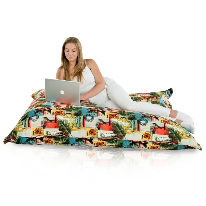 Coussin de Sol Géant XXL pour adultes Géant - Tissu Imprimé Premium – vue 103