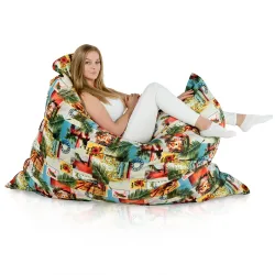 Coussin de Sol Géant XXL pour adultes Géant - Tissu Imprimé Premium – vue 104
