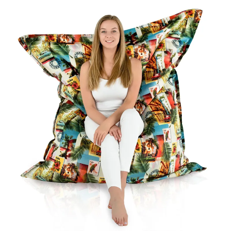 Coussin de Sol Géant XXL pour adultes Géant - Tissu Imprimé Premium – vue 102