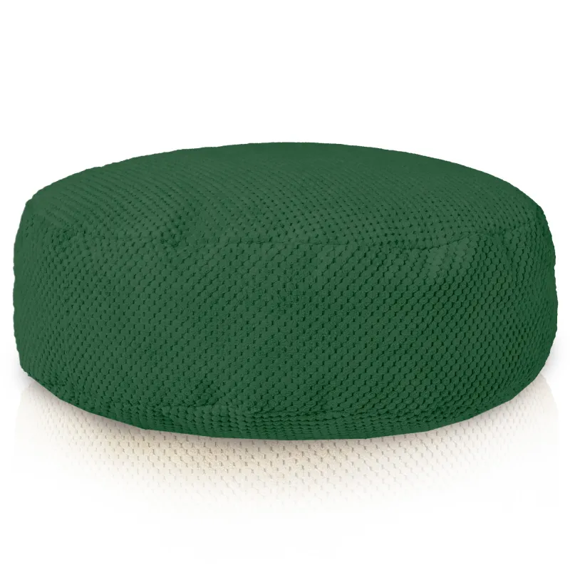 Pouf Repose-pieds Rond - Velours Texturé Dot – vue 7