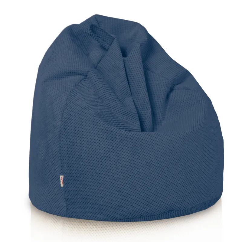Pouf Poire L pour enfants - Velours Texturé Dot – vue 22