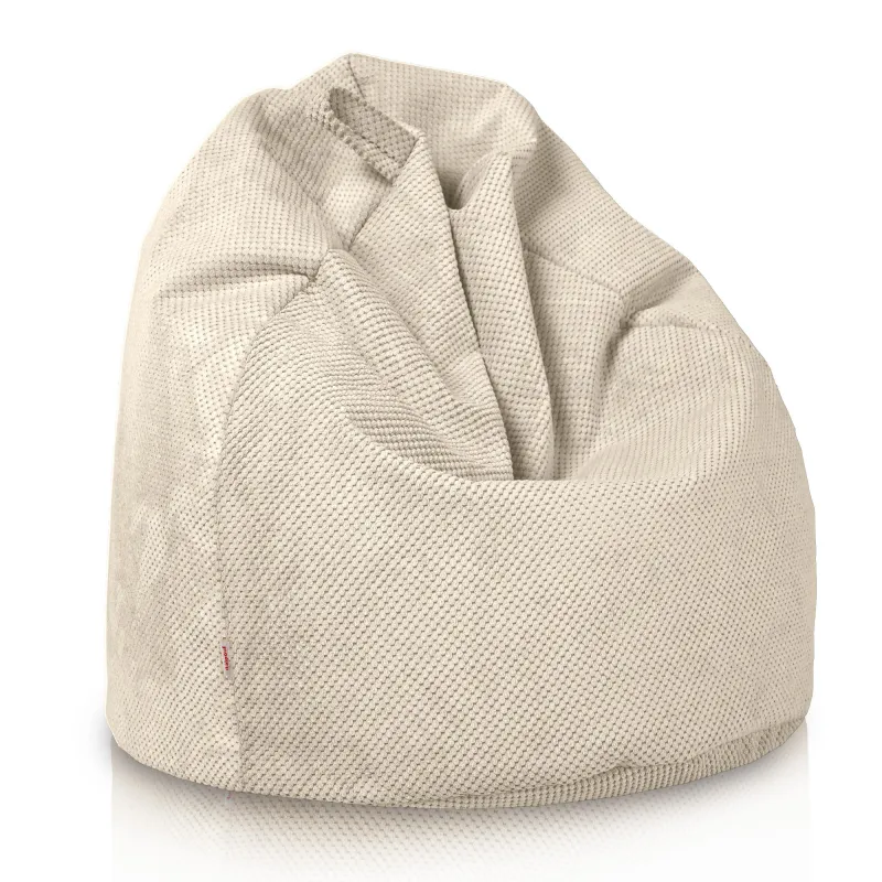Pouf Poire L pour enfants - Velours Texturé Dot – vue 28