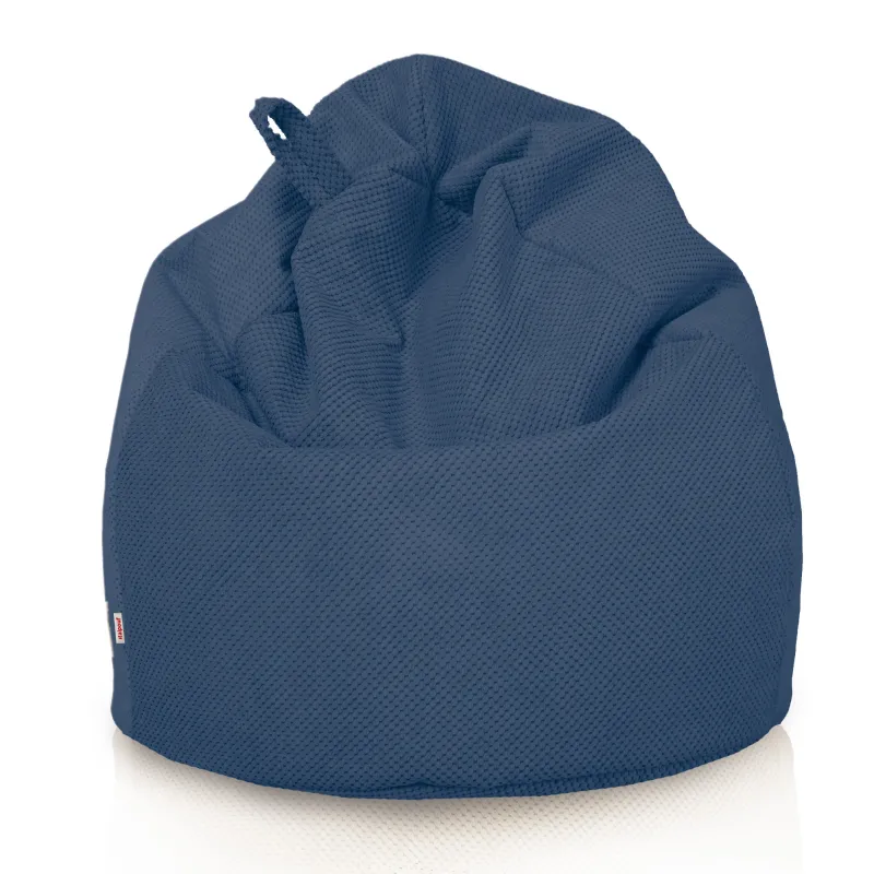 Pouf Poire L pour enfants - Velours Texturé Dot – vue 24