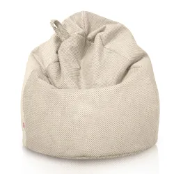 Pouf Poire L pour enfants - Velours Texturé Dot – vue 30
