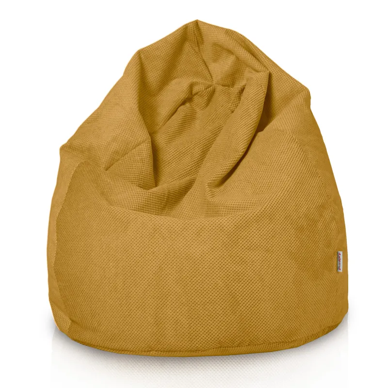 Pouf Poire XL Standard - Velours Texturé Dot – vue 34