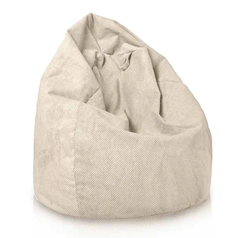 Pouf Poire XL Standard - Velours Texturé Dot – vue 29