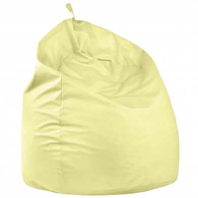 Crème Pouf Poire simili-cuir