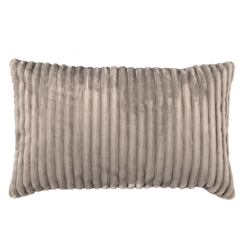 Coussin décoratif rectangulaire 30x50 cm- Velours Côtelé Stripe