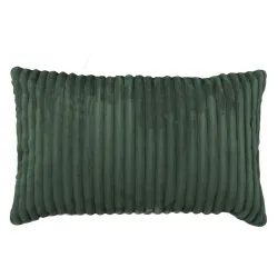 Coussin décoratif rectangulaire - Velours À Grosses Côtes Royal
