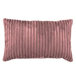 Coussin décoratif rectangulaire - Velours À Grosses Côtes Royal