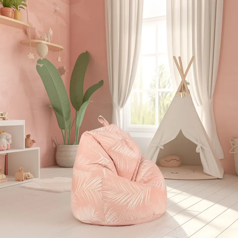Pouf Poire L pour enfants - Tissu Imprimé Premium – vue 151