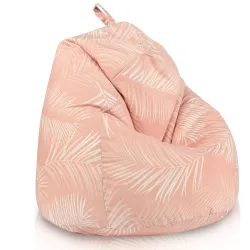 Pouf Poire L pour enfants - Tissu Imprimé Premium