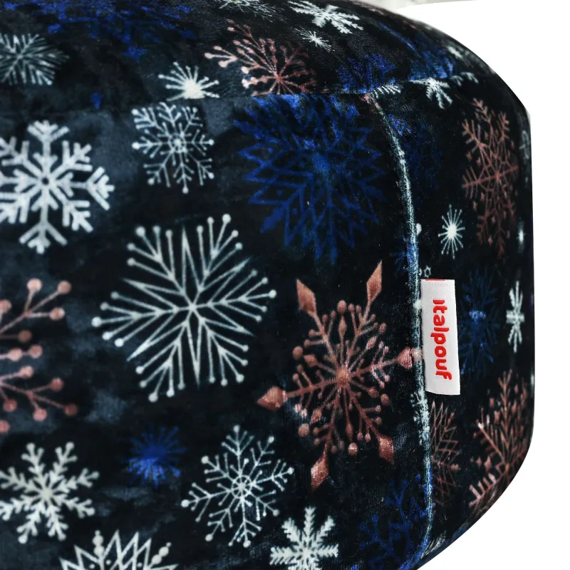 Pouf Repose-pieds Rond - Tissu Imprimé Premium – vue 78