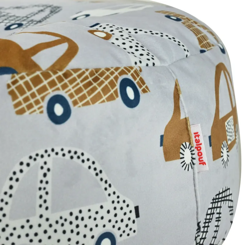 Pouf Repose-pieds Rond - Tissu Imprimé Premium – vue 73
