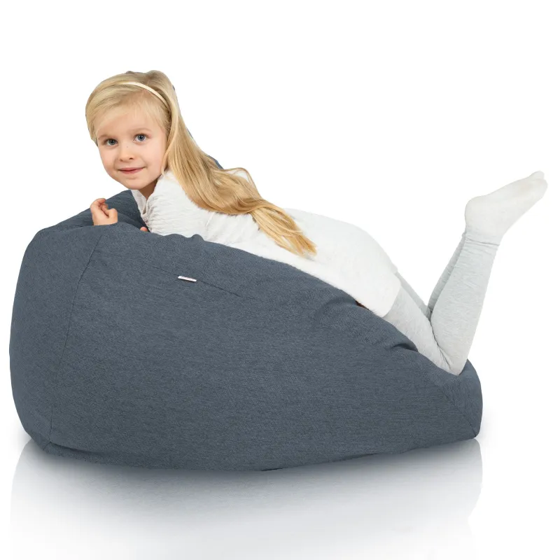 Pouf Poire L pour Enfants - Tissu Recyclé – vue 3