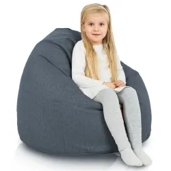 Pouf Poire L pour Enfants - Tissu Recyclé – vue 4